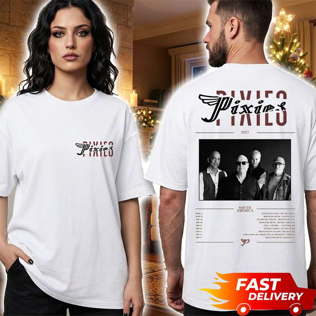 Pixies Merch America Schedule Tour Shirt Pixies Apparel Gifts For Concert Goers