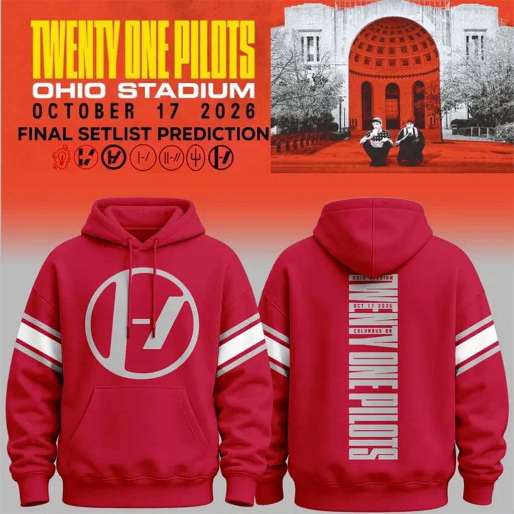 Twenty One Pilots X Ohio State Buckeyes 2026 Hoodie Twenty One Pilots Merch Music Fan Gifts