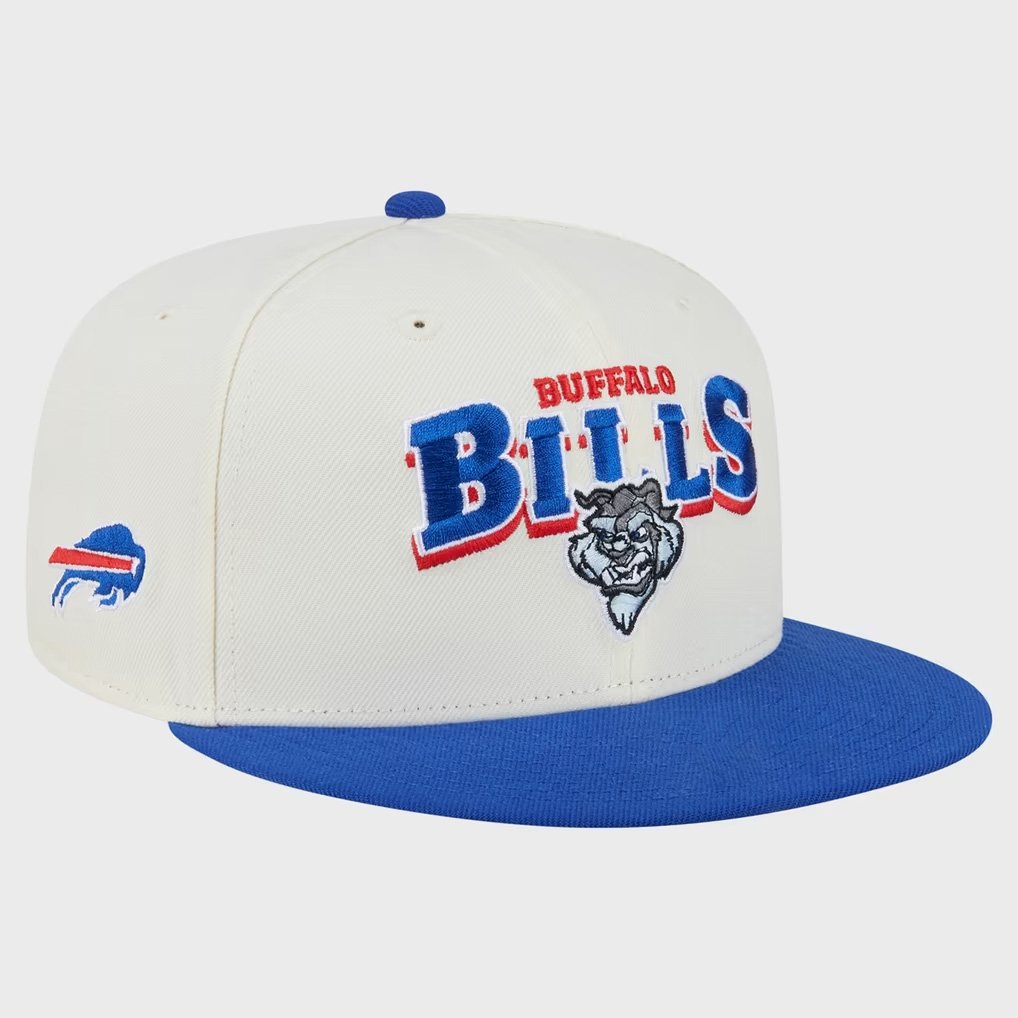 Disney X NFL Collab Merch Buffalo Bills Beast New Era Snapback Hat Football Fan Gift Ideas