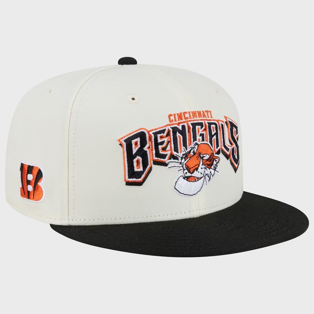 Disney X NFL Collection Merch Cincinnati Bengals Shere Khan New Era Snapback Hat Gift For Fans