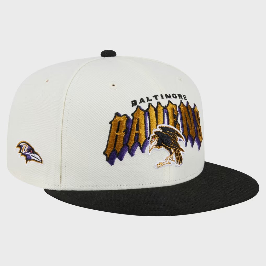 Disney X NFL Merch Baltimore Ravens Diablo New Era Snapback Hat Football Present Ideas