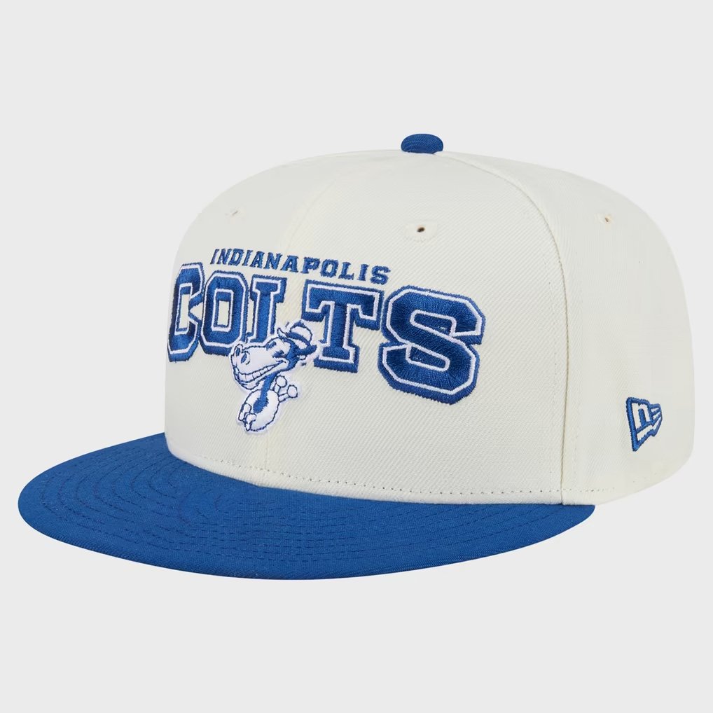 Disney X NFL Merch Indianapolis Colts Disney X New Era Horace Horsecollar Snapback Hat Fan Gifts