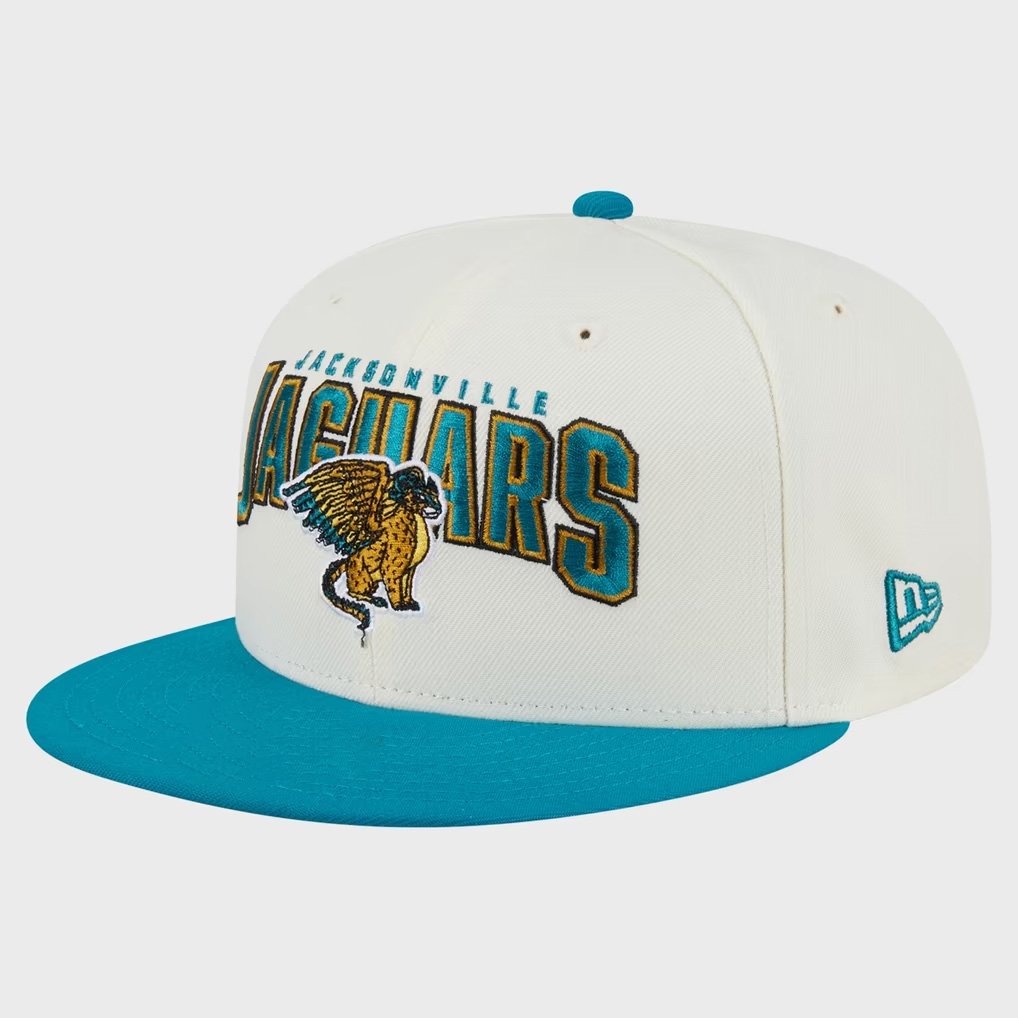 Disney X NFL Merch Jacksonville Jaguars Disney X New Era Pepita Snapback Hat Good Football Gift