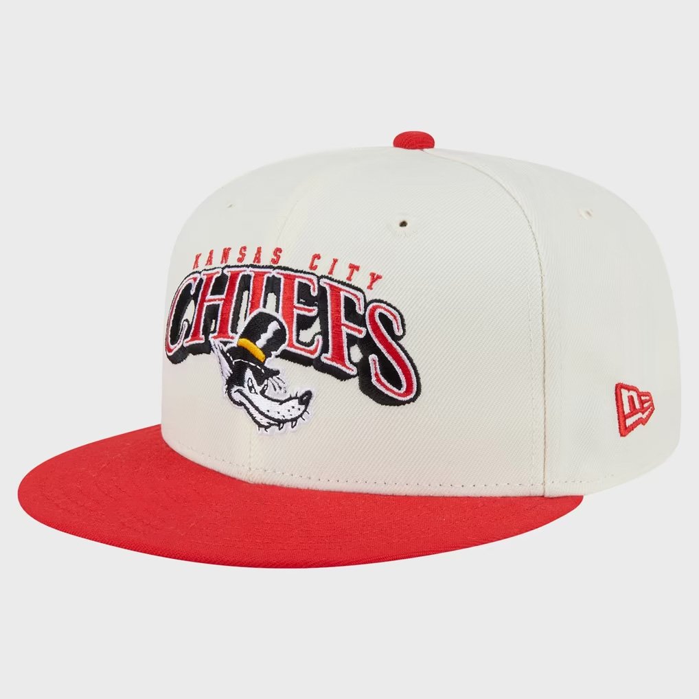 Disney X NFL Merch Kansas City Chiefs Disney X New Era Big Bad Wolf Snapback Hat Chiefs Merch