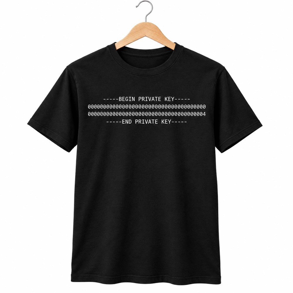 Chronark Begin Private Key 00000004 Meme Shirt Coding Humor Apparel Gifts For Programmers
