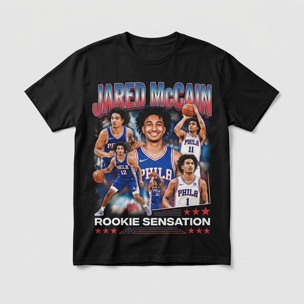 Jared McCain Merch Rookie Sensation Shirt Jared McCain Apparel Gift For Basketball Lover