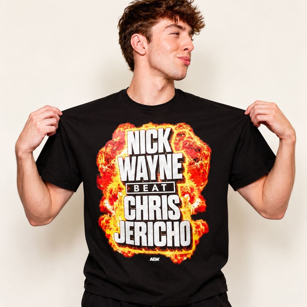 Nick Wayne Beat Chris Jericho Shirt Wrestling Fan Apparel Gifts For AEW Fans