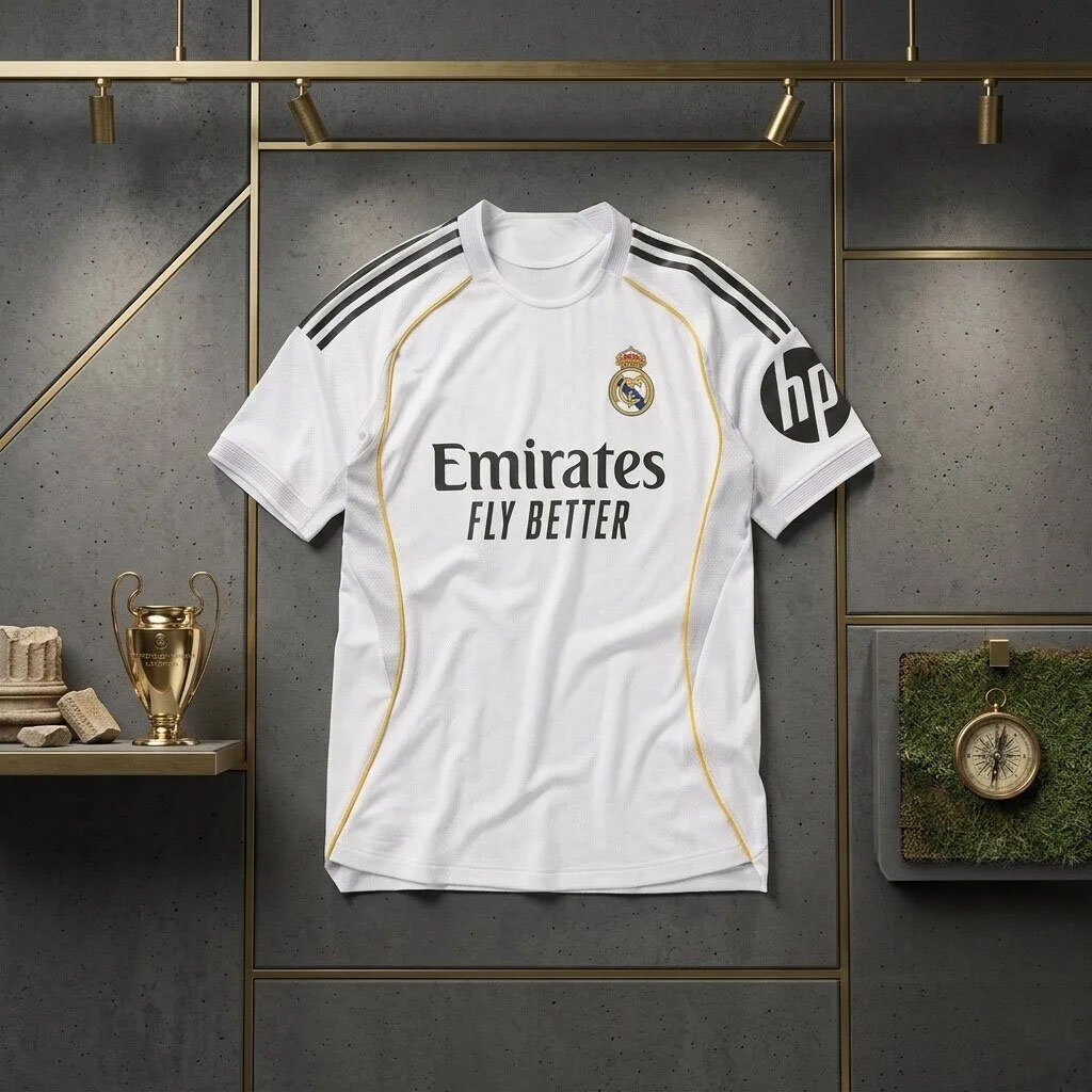 Real Madrid Home Football Jersey Soccer Team Shirt La Liga Football Apparel Gifts For Fans