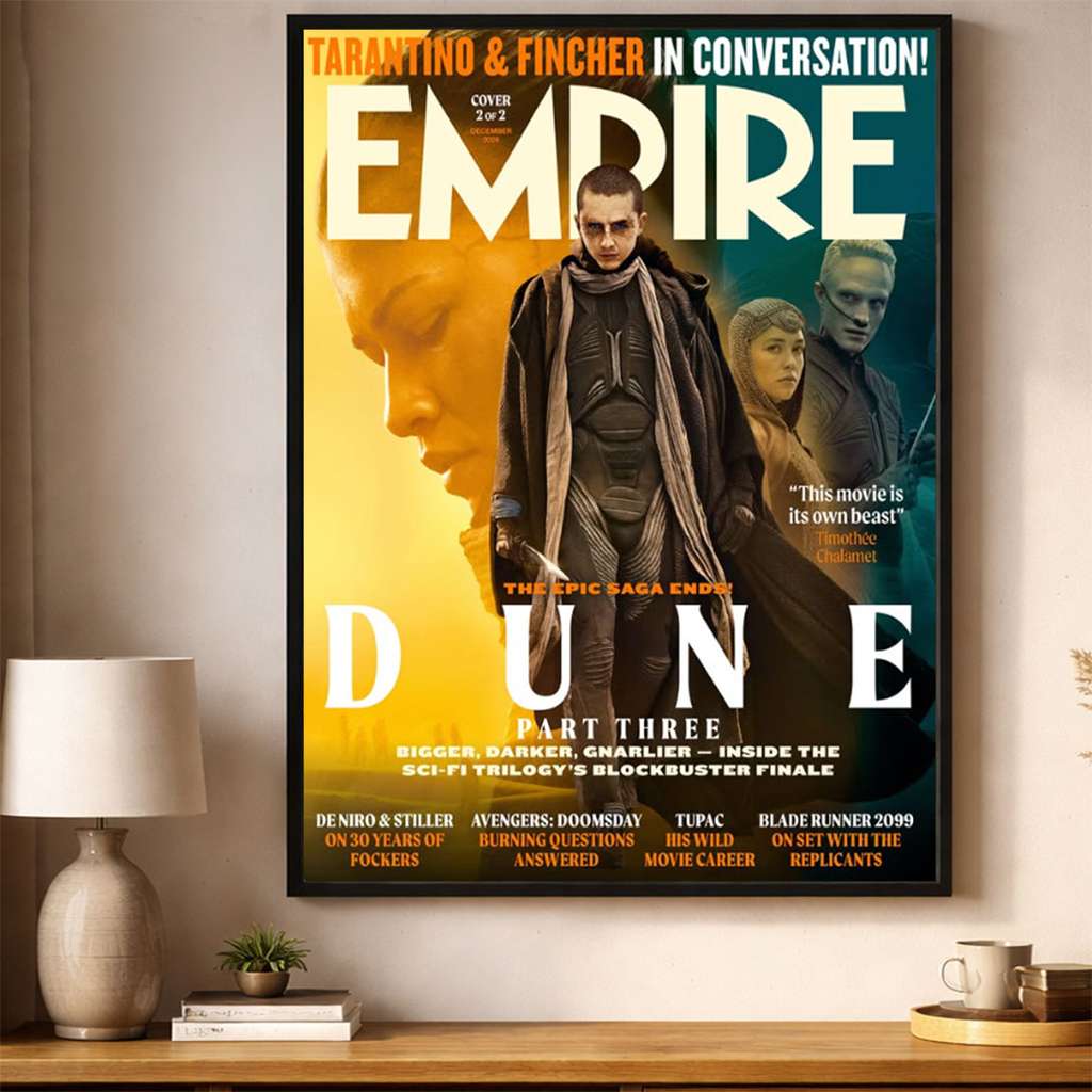 Empire Magazine Dune Part 3 Merch The Epic Saga Ends Zendaya Poster Room Decor Poster Gifts Idea