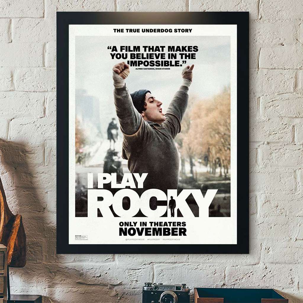 I Play Rocky Merch The True Underdog Story Poster Wall Hanging Decor Gifts For Movie Lovers