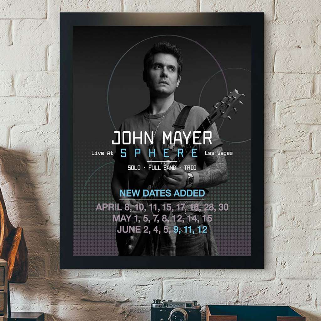 John Mayer Merch Poster Bedroom Wall Decor Gifts For John Mayer Lovers