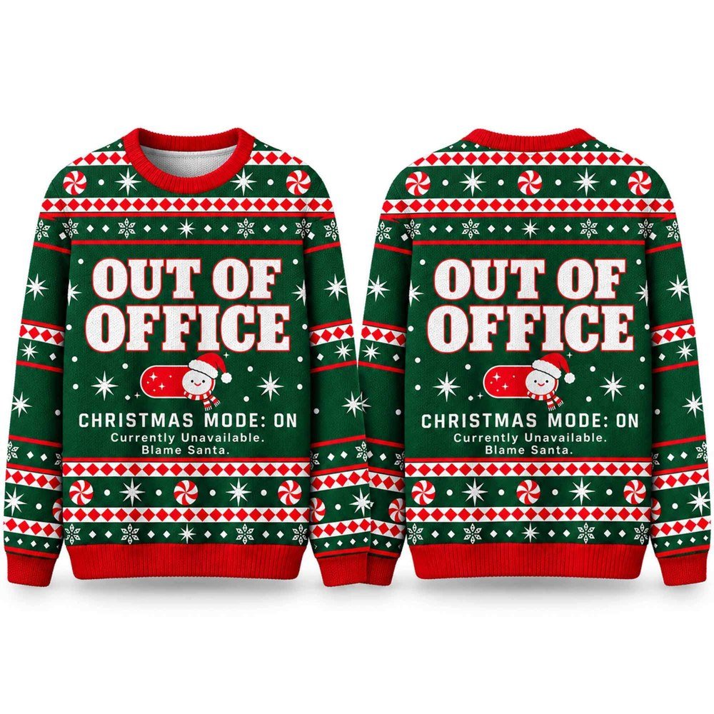 Vacation Mode Activated Out Of Office Ugly Christmas Sweater Xmas Outfit Xmas Gifts For Him