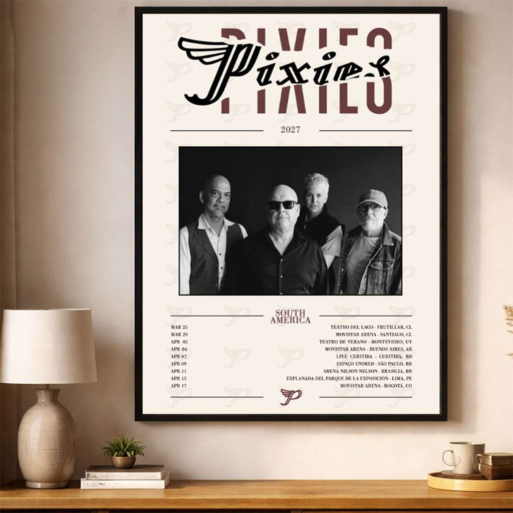 Pixies Merch 40th Anniversary Tour Poster Living Wall Decor Gifst For Pixies Lovers