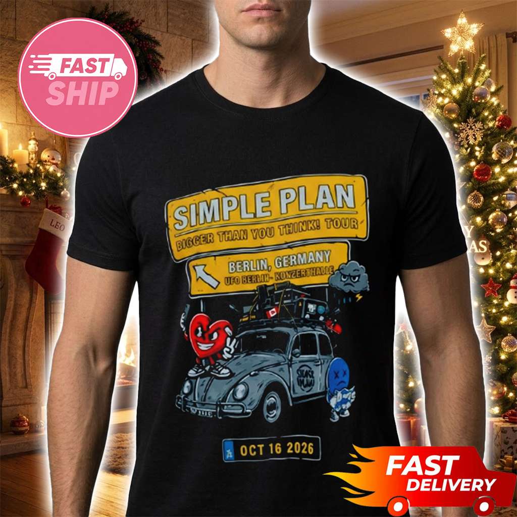 Simple Plan Merch Bigger Than You Think Tour Shirt Simple Plan Concert Outfit Gifts For Him
