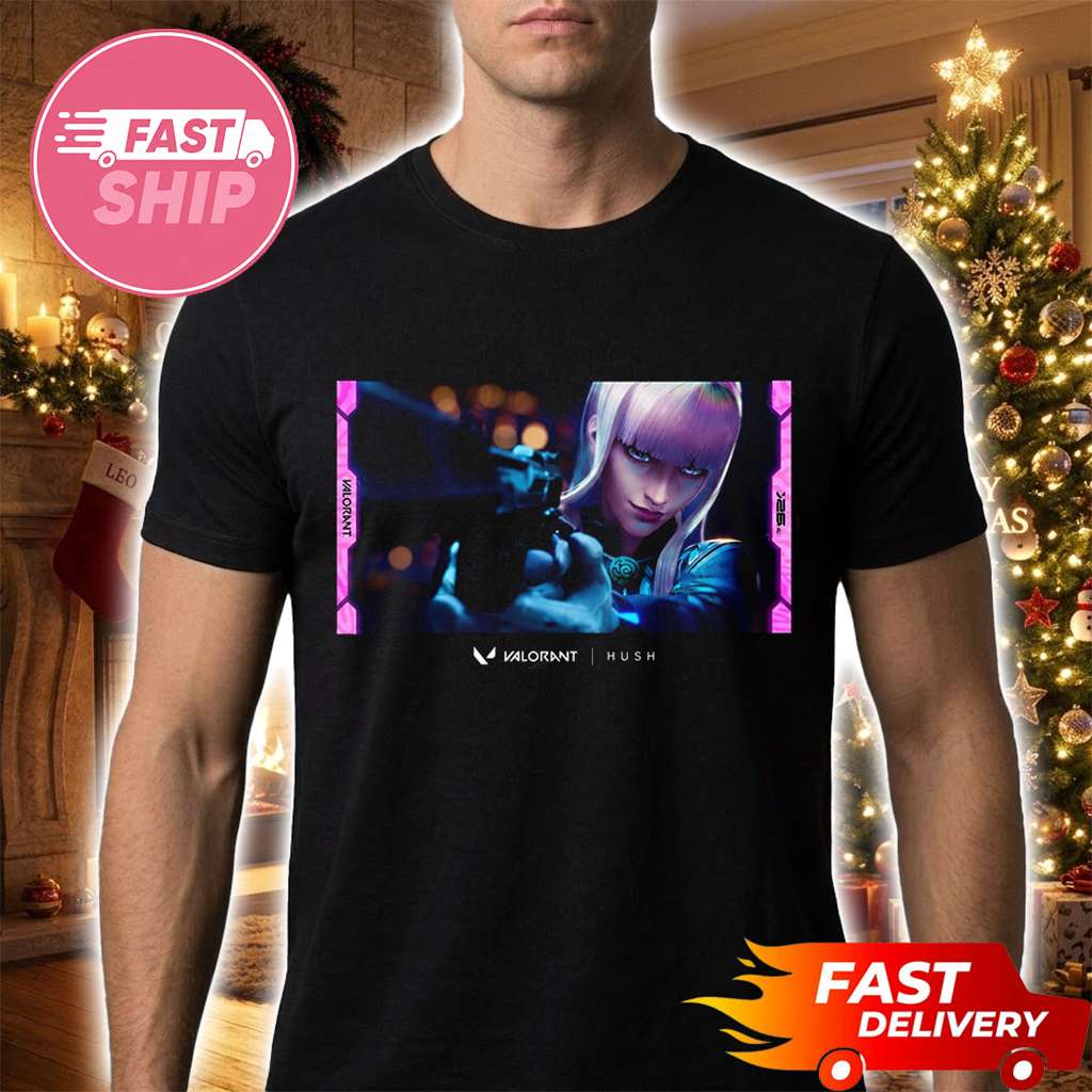 Valorant New Agent Hush Duelist Act VI Shirt Hush Duelist Apparel Gifts For Gamers