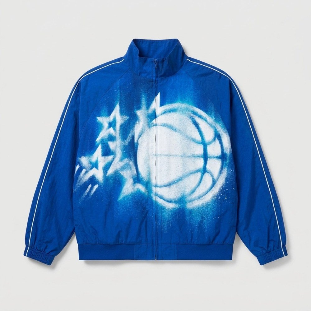 Paolo Banchero Orlando Magic Airbrush Star Bomber Jacket Paolo Banchero Merch Gifts For Sports Fans