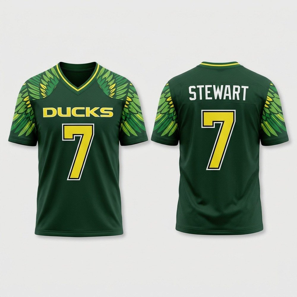 Evan Stewart #7 Oregon Ducks Football Jersey Evan Stewart Merch Football Fan Gift Ideas
