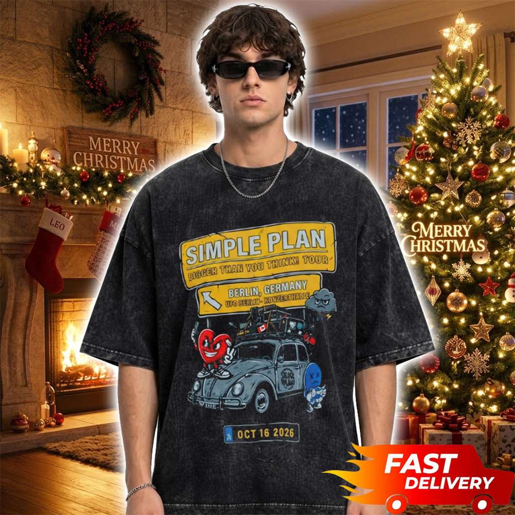 Simple Plan Merch Bigger Than You Think Tour Shirt Simple Plan Concert Apparel Gifts For Him