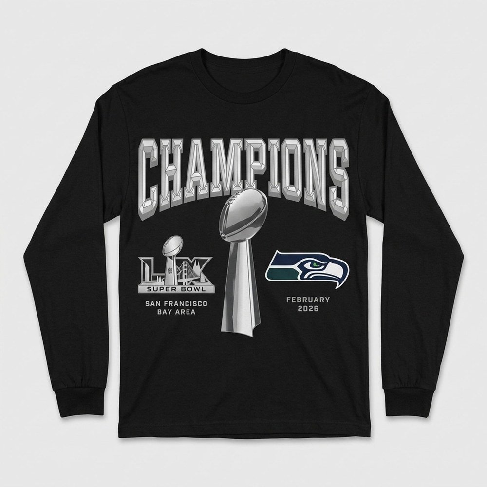 Sam Darnold Seattle Seahawks Super Bowl Champions Long Sleeves Shirt Seattle Seahawks Merch