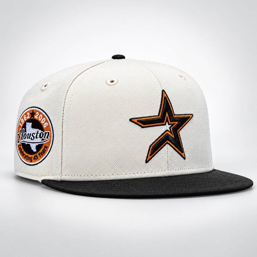 Bird Watchers Houston Astros 45 Years Patch 2000 Snapback Hat Embroidered Houston Astros Merch