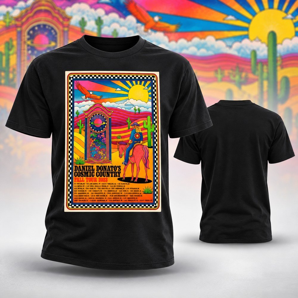 Daniel Donatos Merch Cosmic Country Fall Tour T-Shirt Daniel Donatos Concert Apparel Gifts Idea