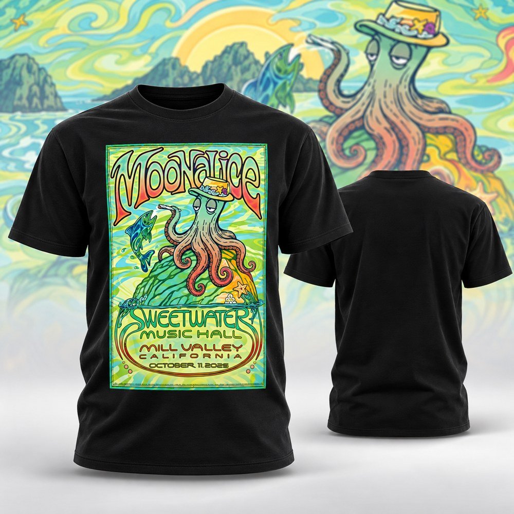 Moonalice Merch T-Shirt Moonalice Fan Gear Gifts For Music Lovers
