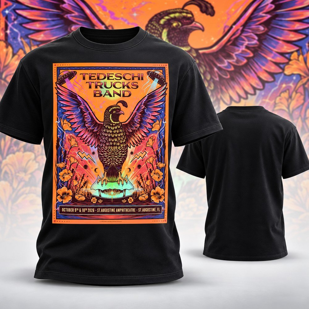 Tedeschi Trucks Band Merch St Augustine Florida T-Shirt Tedeschi Trucks Band Outfit Gifts Idea