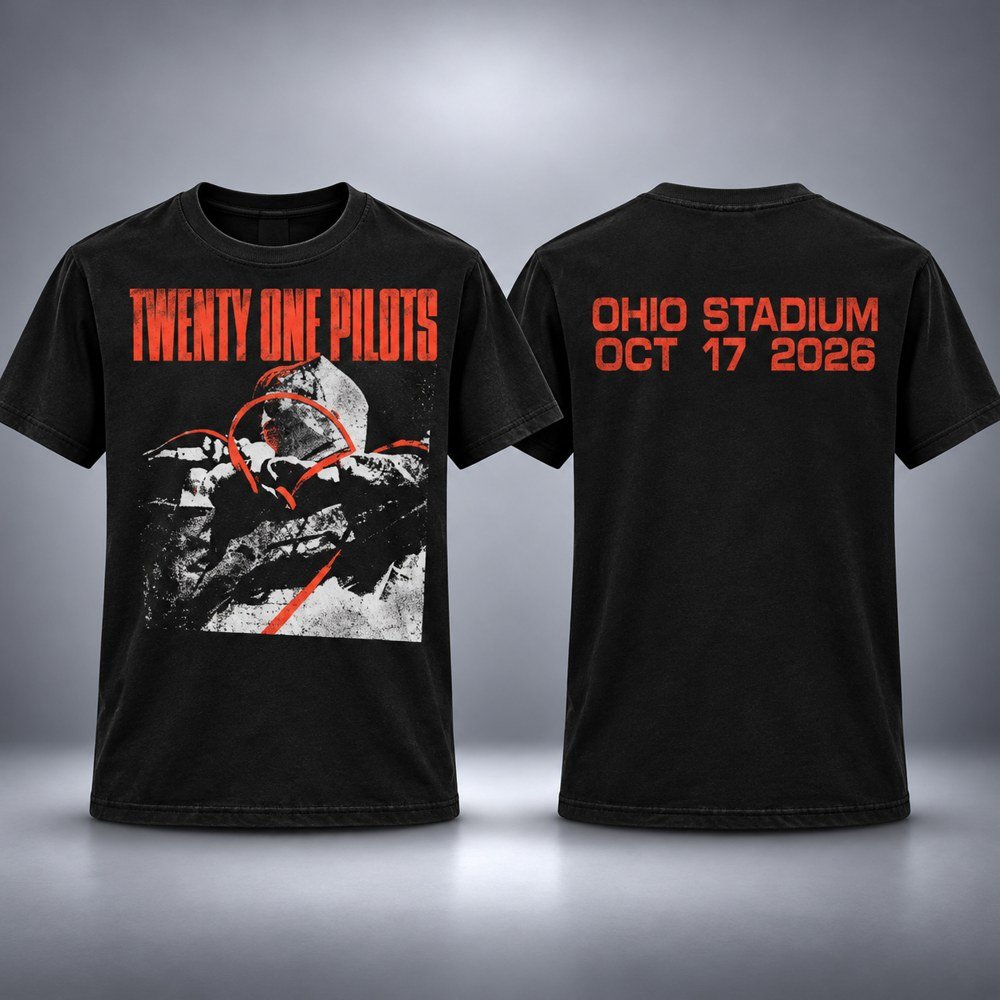 Twenty One Pilots Merch Columbus Stadium Tour T-Shirt 21 Pilots Concert Apaprel Best Gifts