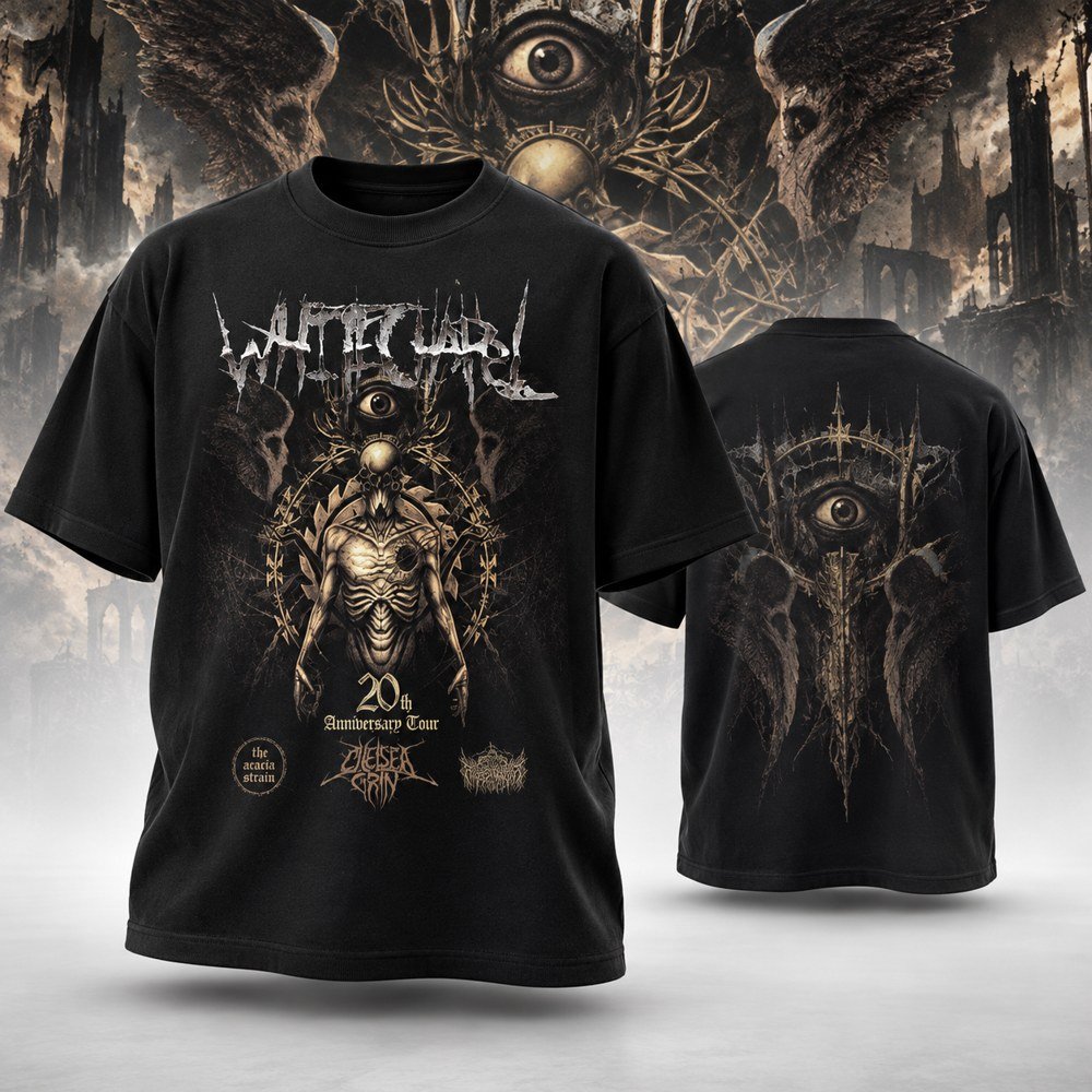 Whitechapel Announces Merch 20Th Anniversary Headlining Tour T-Shirt Whitechapel Tour Outfit