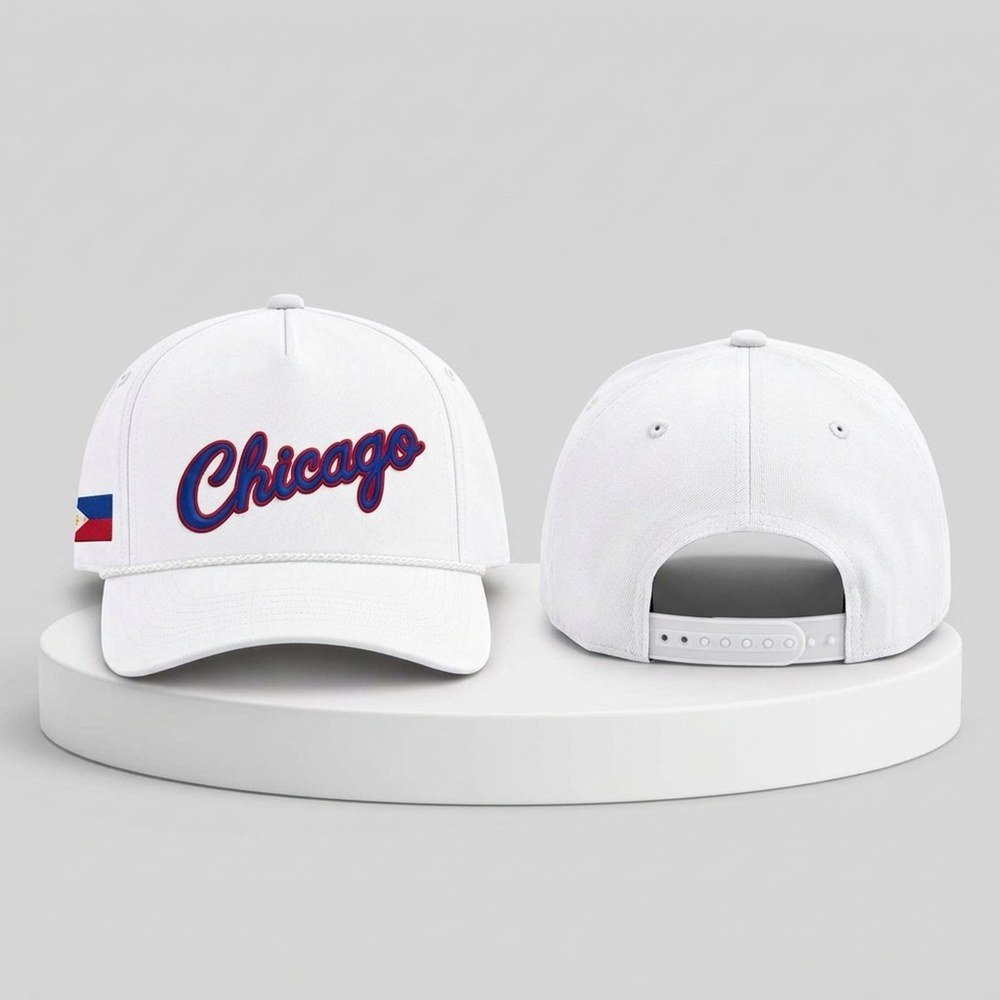 Chicago Bulls Filipino Heritage Rope Hat Embroidered Chicago Bulls Merch Fans Gifts