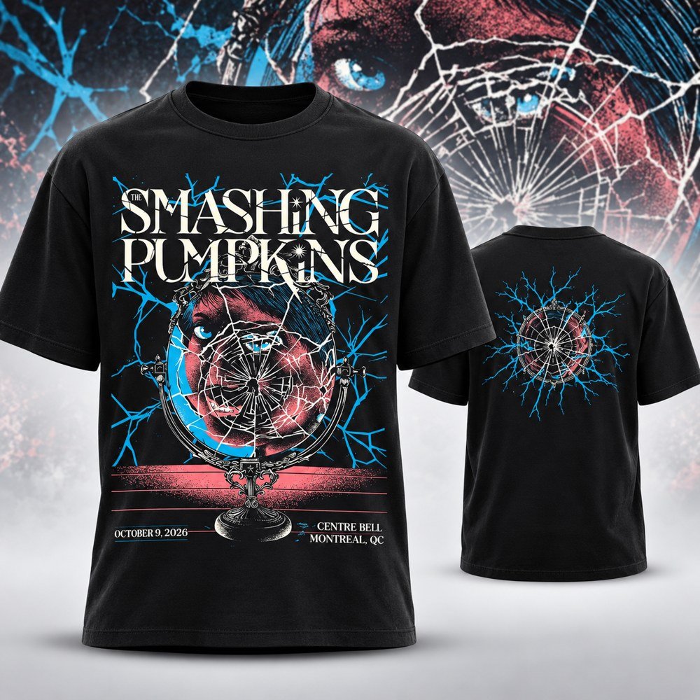 The Smashing Pumpkins Merch The Rats In A Cage Tour Black T-Shirt Music Tour Clothing Cool Gifts