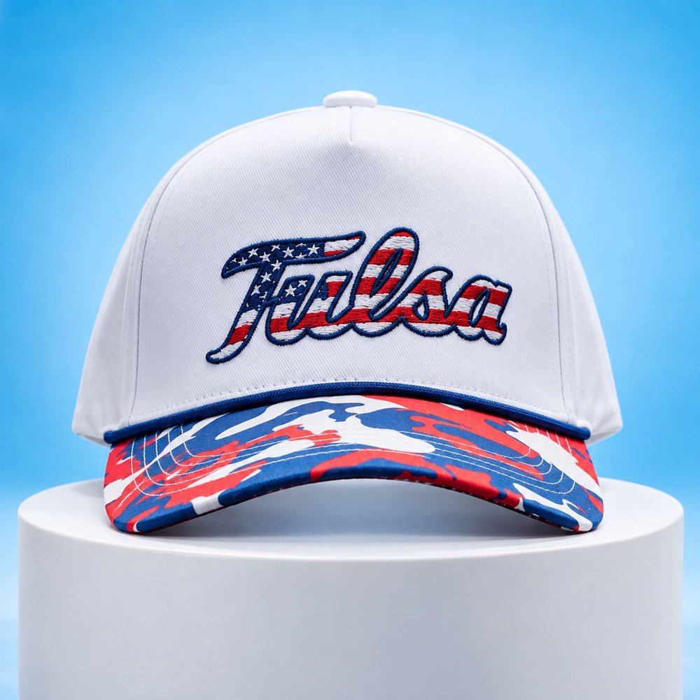Tulsa Golden Hurricane Merch Patriotic Hat Tulsa Golden Hurricane Headwear Gifts For Patriotic Lovers