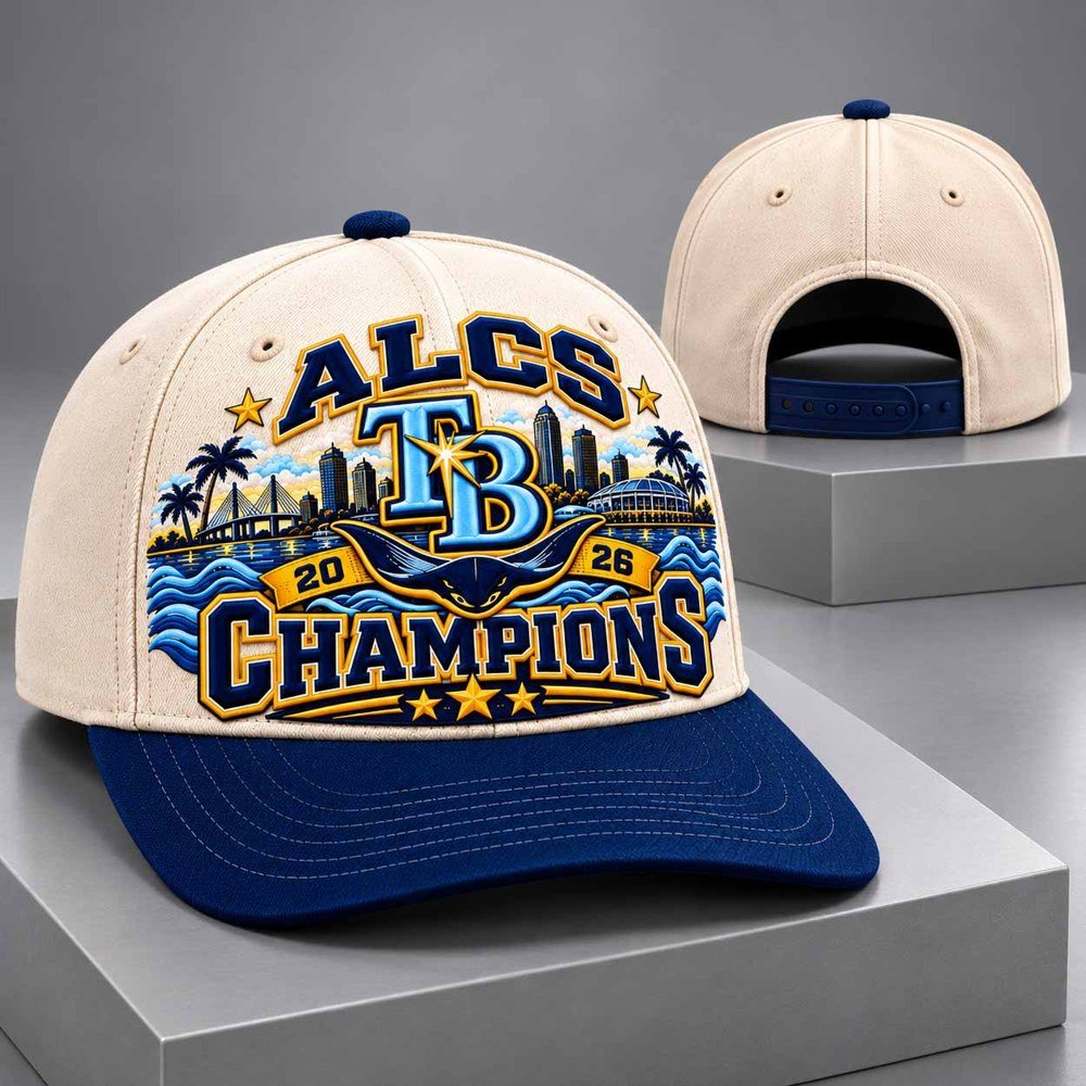 TB Rays ALCS Champions 2026 Hat Tampa Bay Rays Headwear Gifts For Baseball Lovers