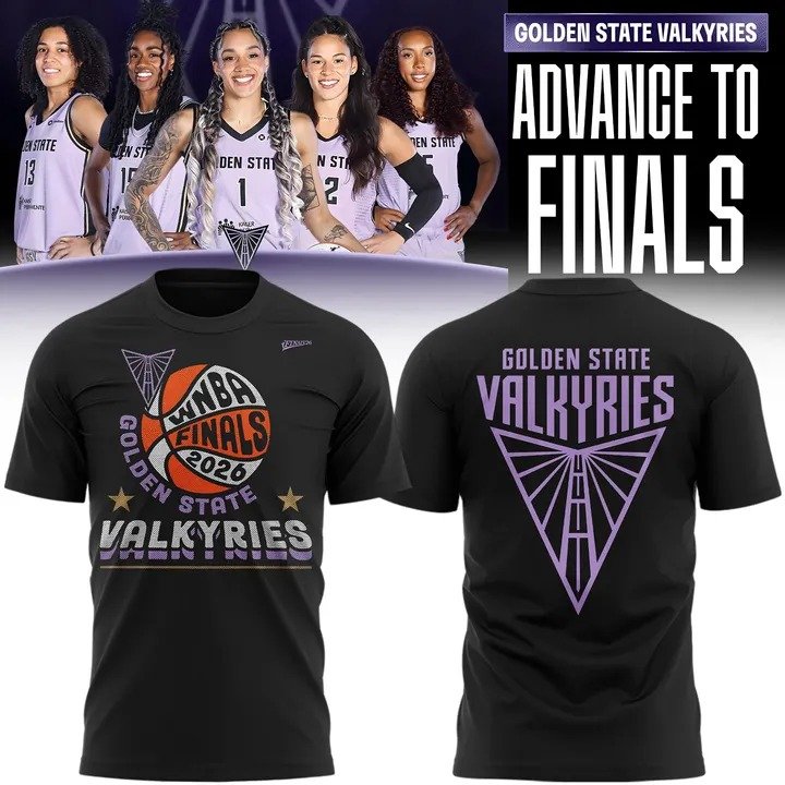 Golden State Valkyries Merch Finals Black T-Shirt Golden State Valkyries Outfit Cool Gifts