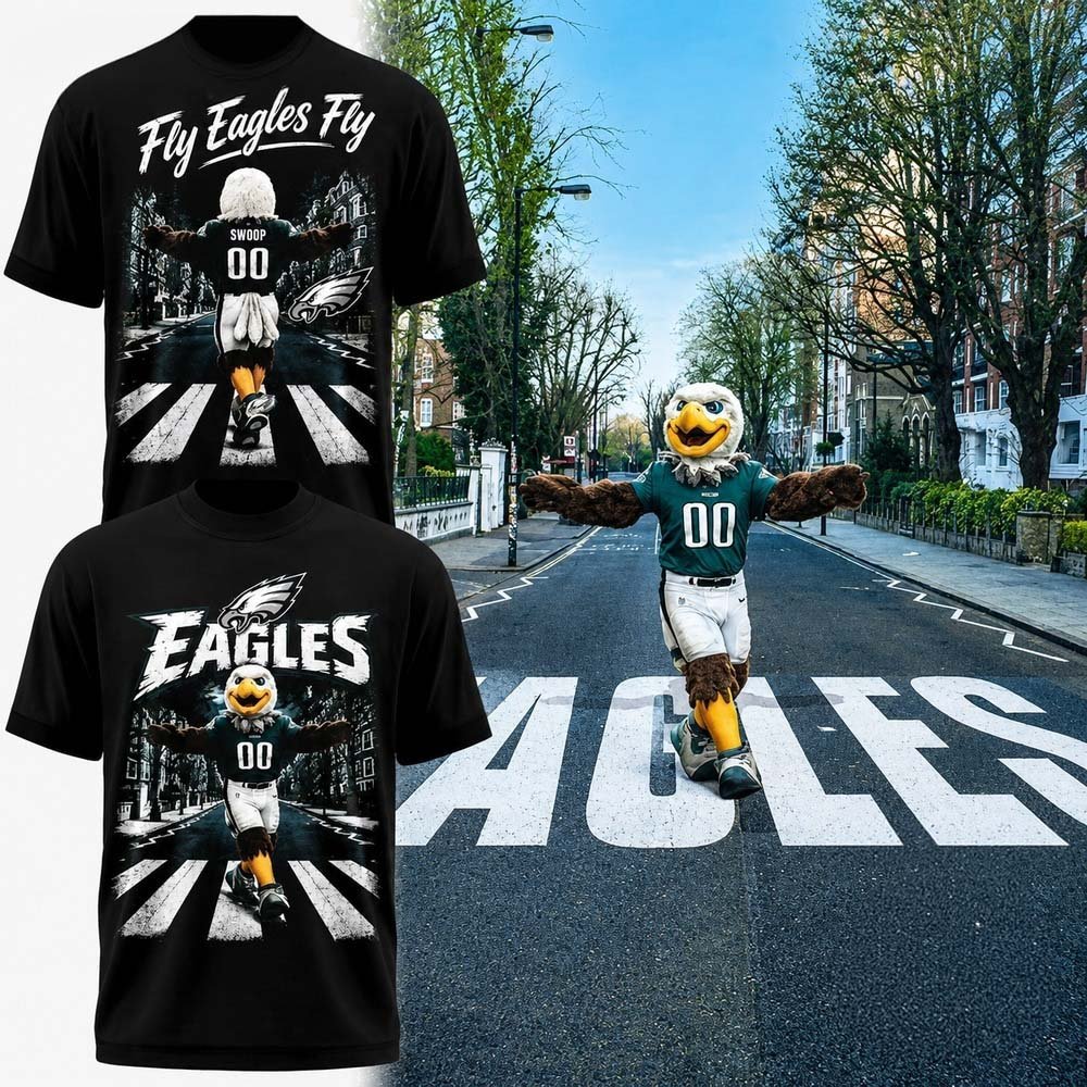 Philadelphia Eagles Merch Fly Eagles Fly T-Shirt Game Day Apparel Gifts For Football Lovers