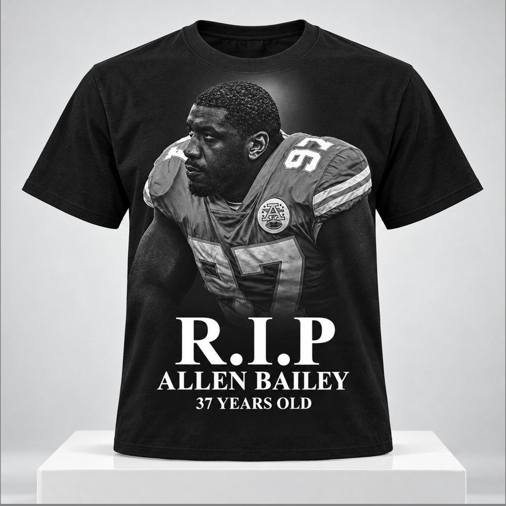 Allen Bailey Merch RIP 37 Years Old 2026 Shirt Allen Bailey Apaprel Gifts For Rugby Lovers