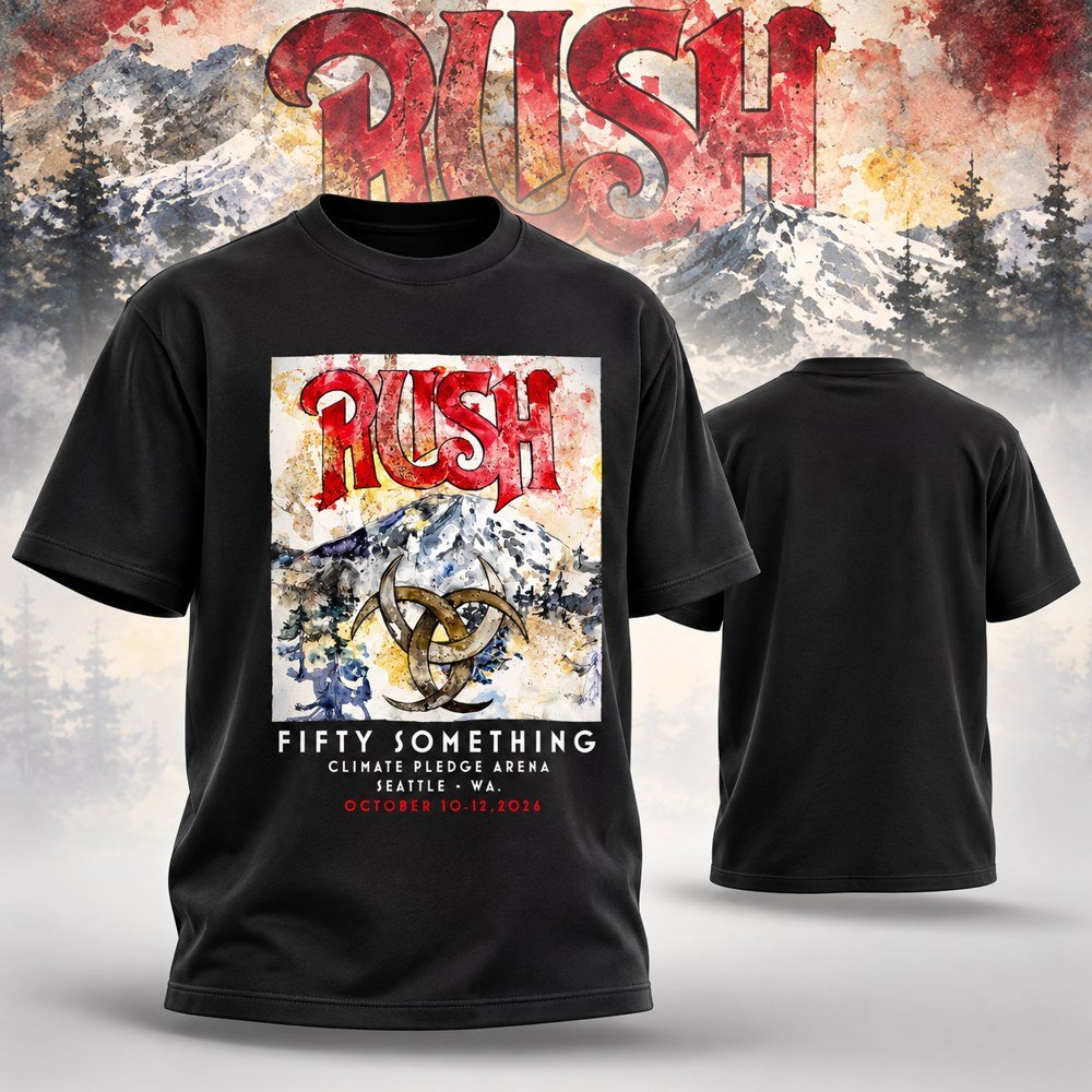 Rush Merch Fifty Something Tour T-Shirt Rush Concert Fanwear Gifts For Fifty Something Tour Lovers