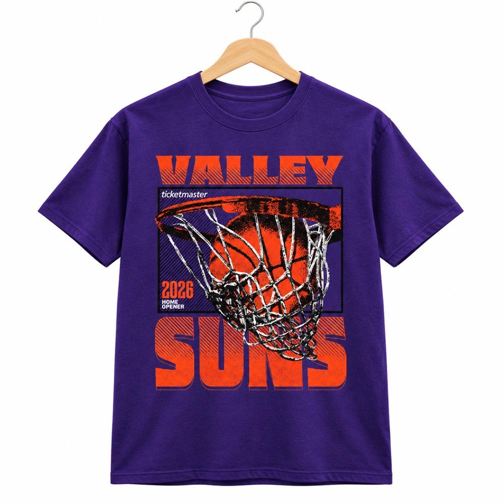 2026 Valley Suns Home Opener Basketball Shirt Valley Suns Merch Presents For Basketball Fans