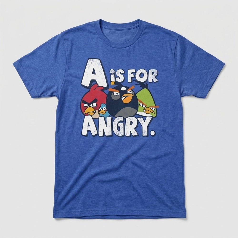 Shaquille O’Neal A Is For Angry Shirt Angry Birds Merch Gifts For Shaquille O’Neal Lovers