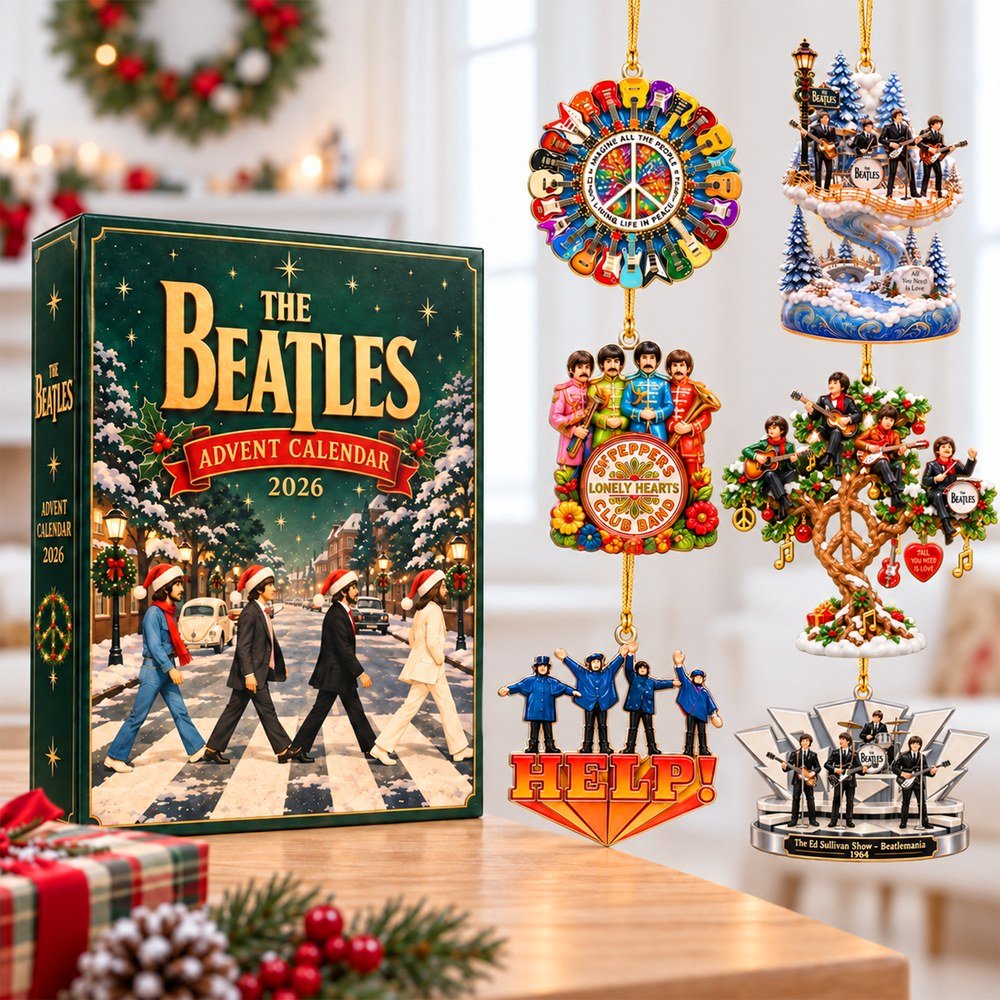 The Beatles Advent Calendar Memorable Journey Christmas Ornament Gifts For Music Lovers