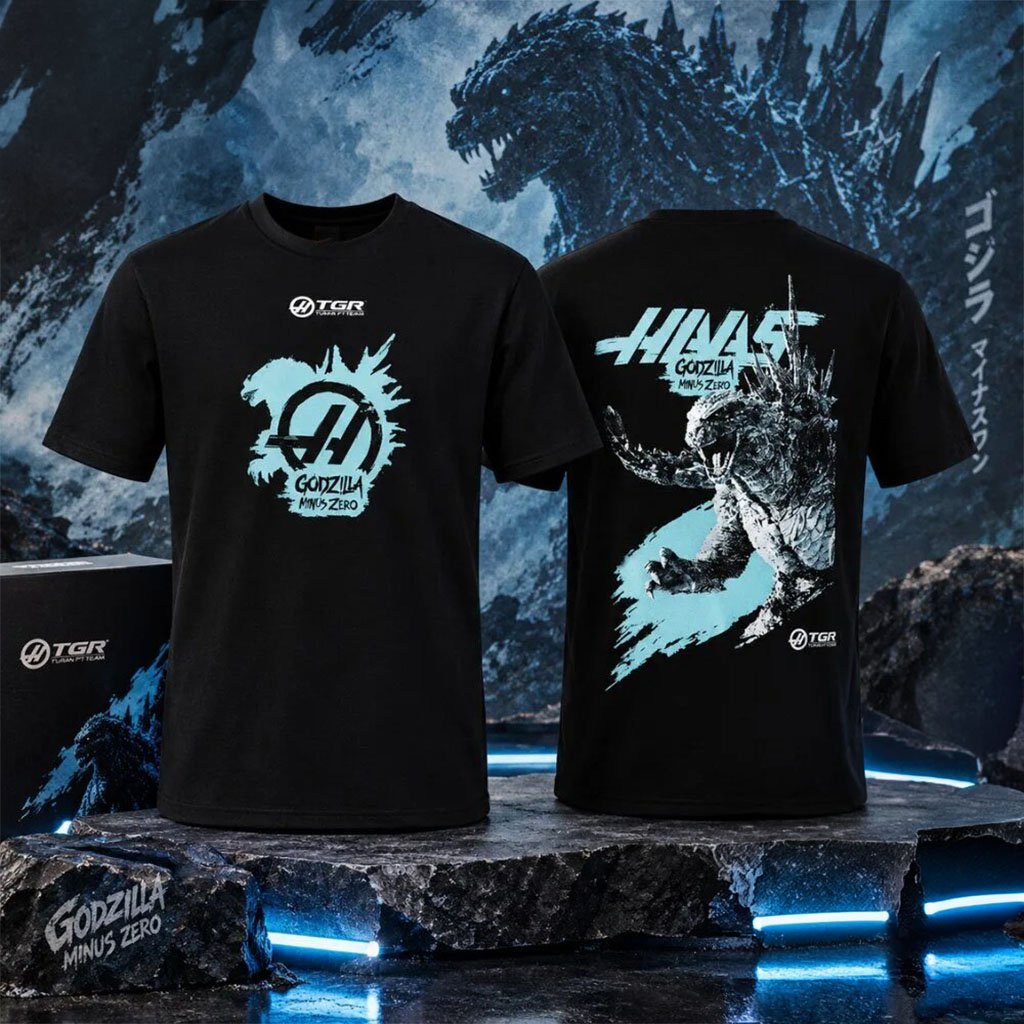 Haas F1 Team X Godzilla Minus Zero T-Shirt Godzilla Merch Best Gift For Brothers