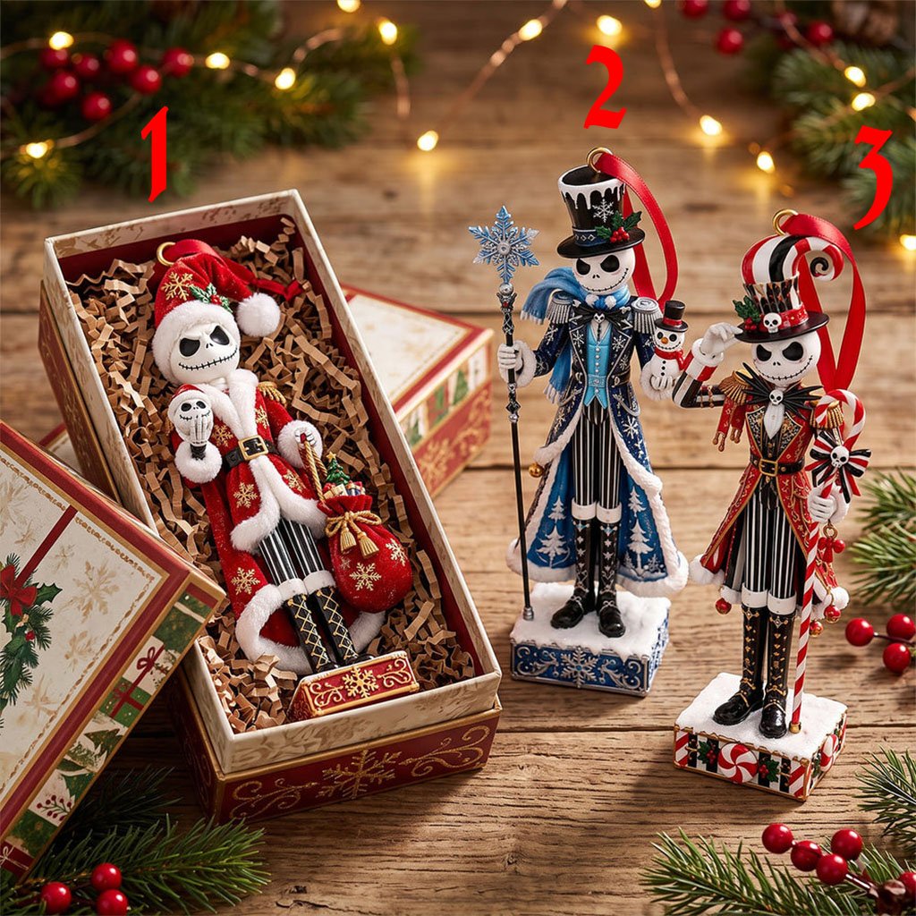 Skeleton Nutcracker Christmas Ornament Xmas Tree Hanging Decor Gifts For Christmas