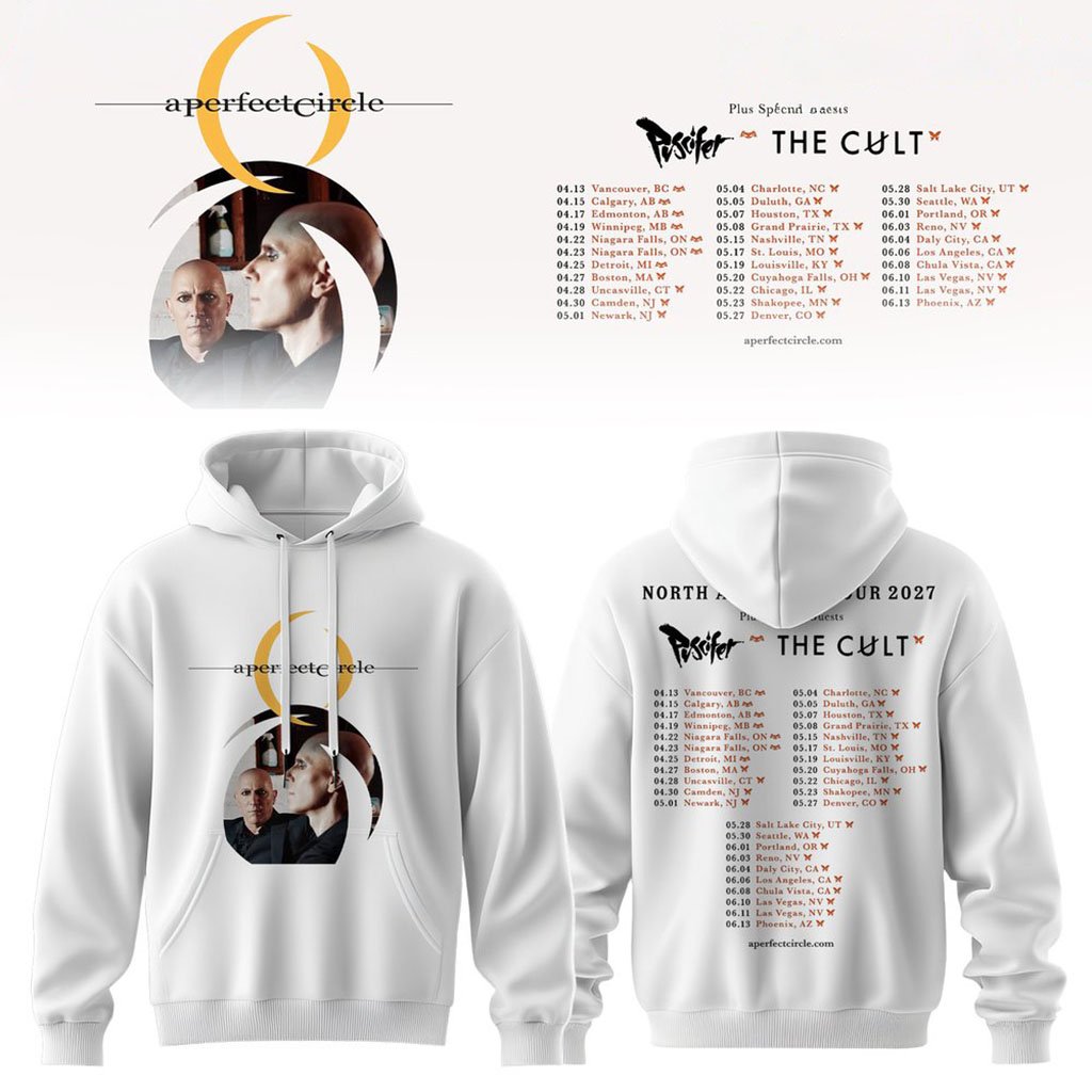 A Perfect Circle North America Tour 2027 Hoodie A Perfect Circle Band Merchandise Gifts For Fans