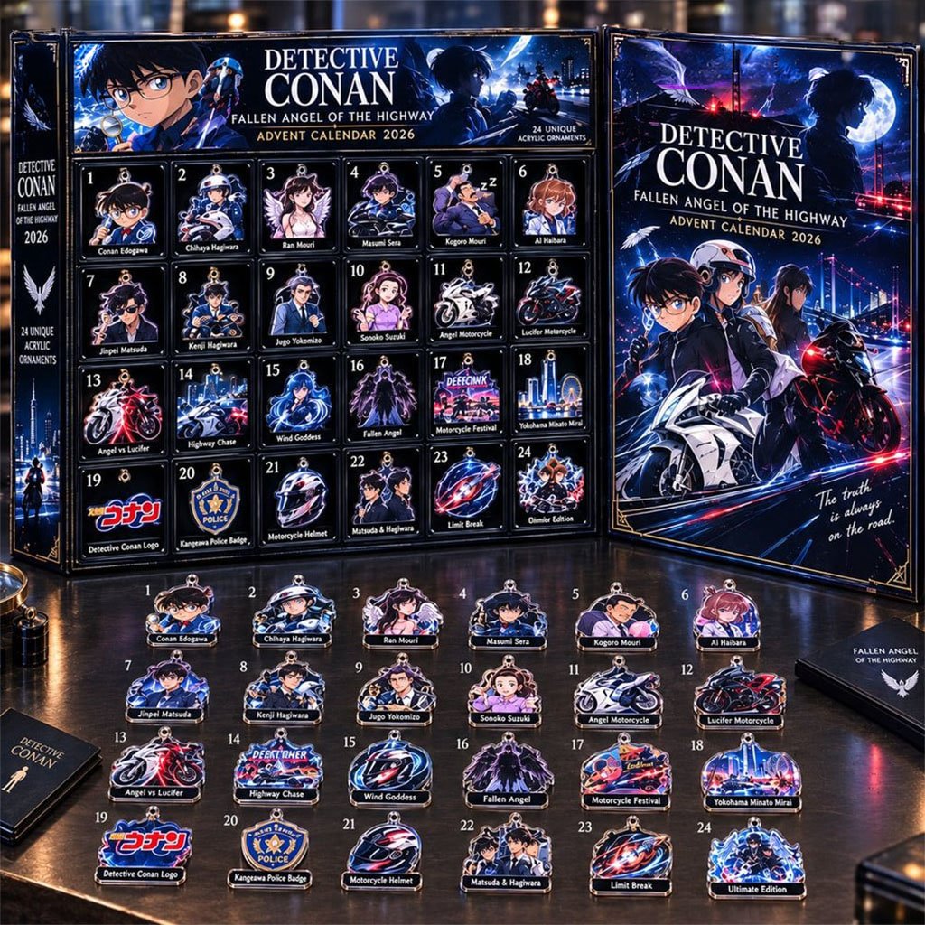 Detective Conan Fallen Angel Of The Highway 2026 Advent Calendar Holiday Ornaments Anime Gifts