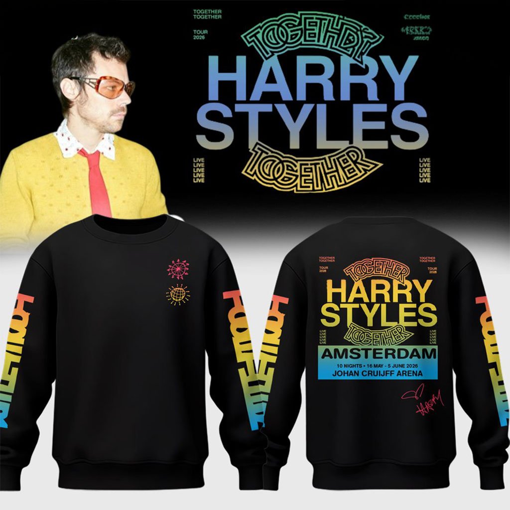 Harry Styles Merch 2026 Together Together Tour Sweatshirt Signature Gifts For Music Lover