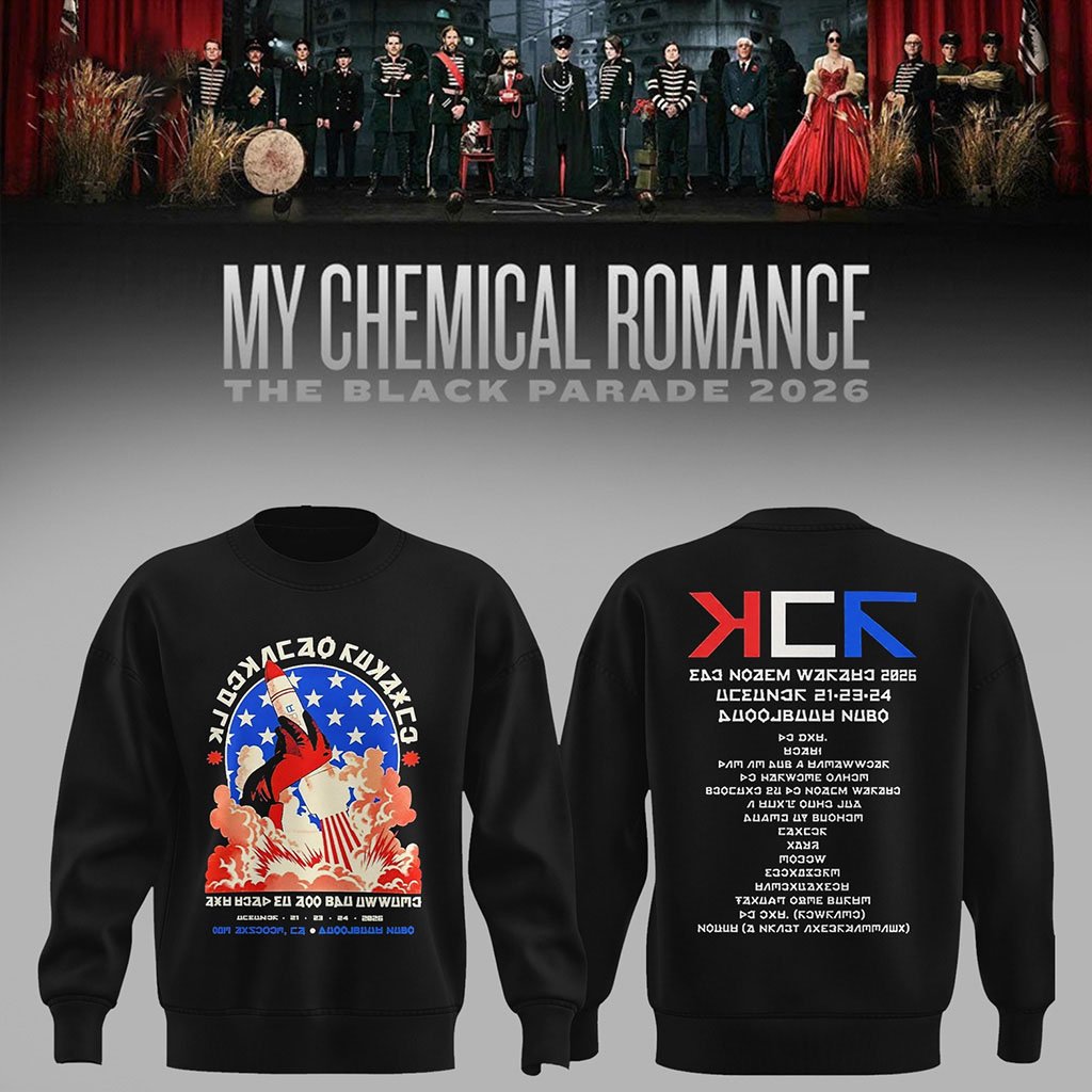 My Chemical Romance Los Angeles CA 2026 Sweatshirt MCR Merch Gifts For Rock Fans