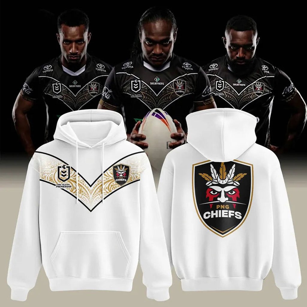 PNG Chiefs 2026 Papua New Guinea Tribal Pattern Hoodie PNG Chiefs Merch Gifts For Fans