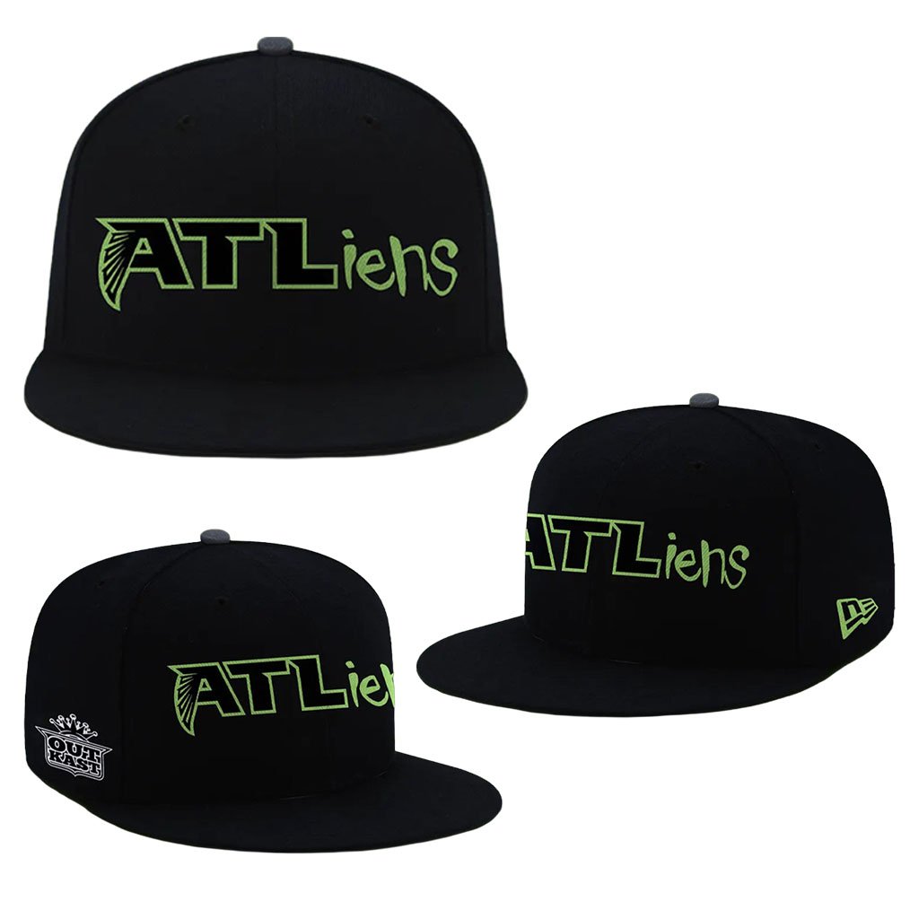 Outkast X Atlanta Falcons 30th Anniversary Atliens Snapback Hat Embroidered OutKast Merch Gift