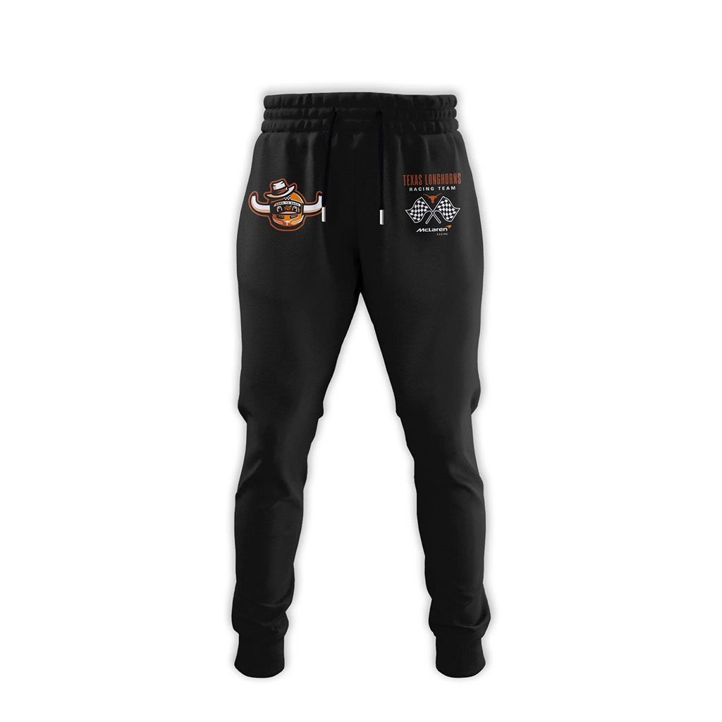 Texas Longhorns X Mclaren Hook em Horns Black Sweatpants Longhorns Merch Football Fan Gifts