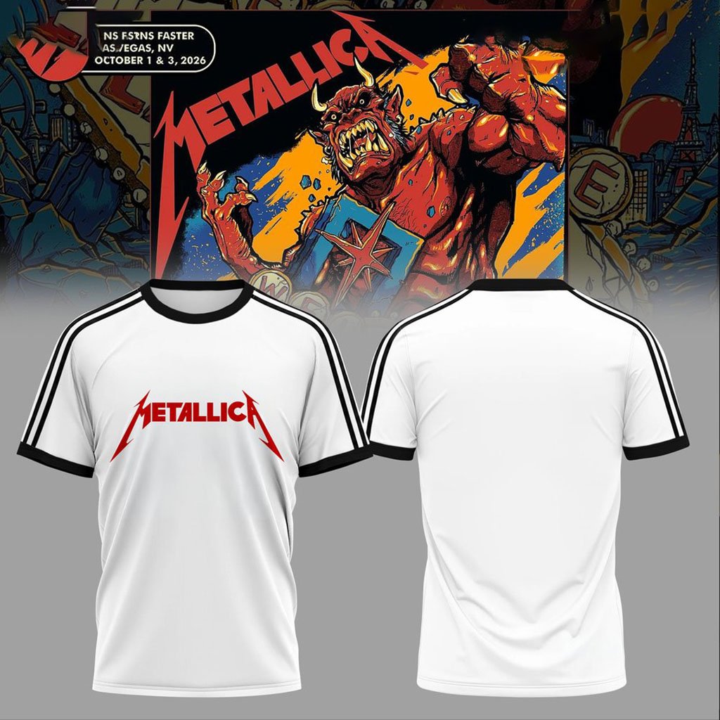 Metallica Life Burns Faster Las Vegas Tour 2026 T-Shirt Metallica Merch Music Themed Gifts